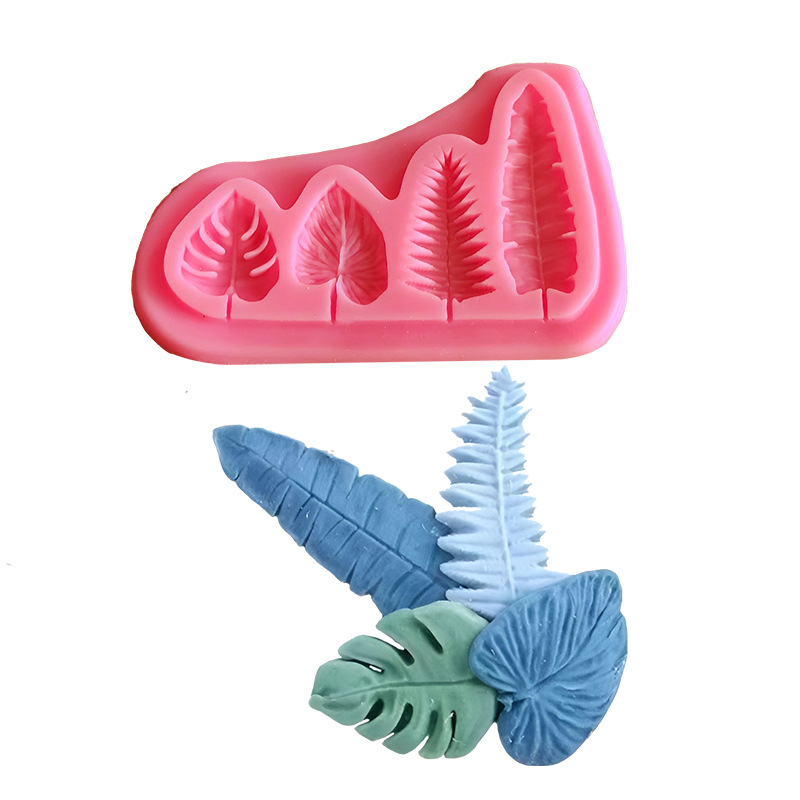 Soap Making Kits - Пальмовые листья и листья черепахи, силиконовые
