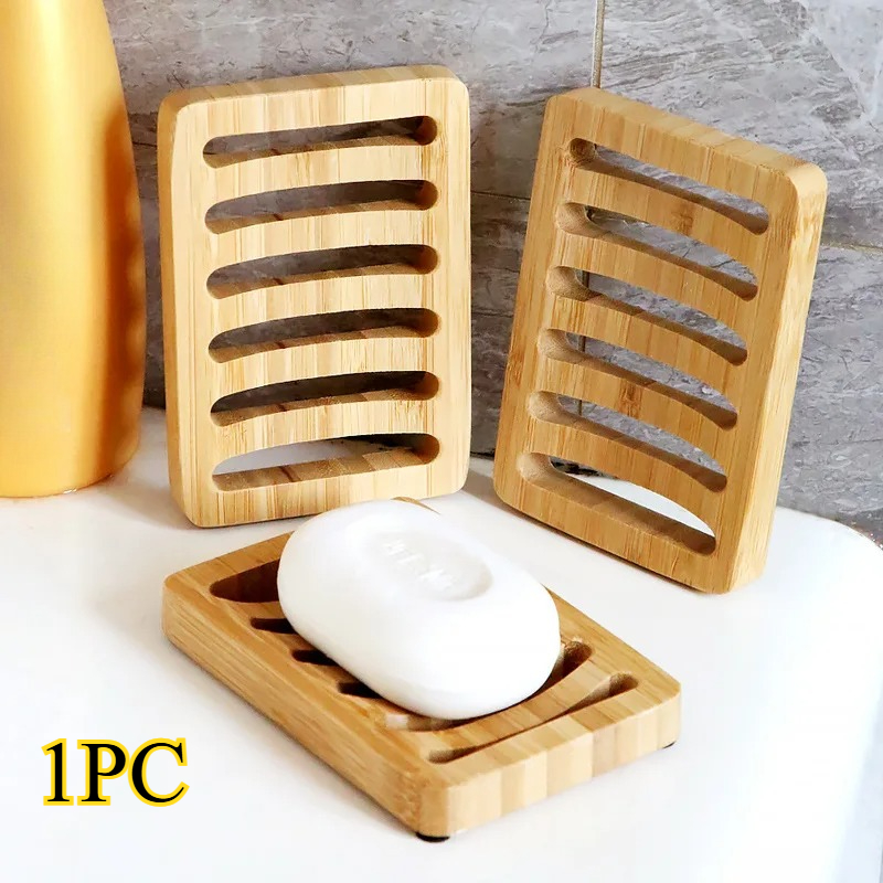 Soap Making Box - Деревянный бамбуковый лоток-подставка для мыла с