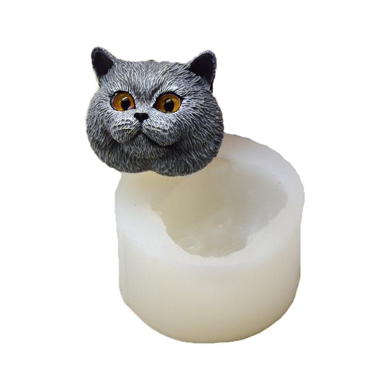 Soap Making Kits - Силиконовая форма в виде короткошерстной кошки