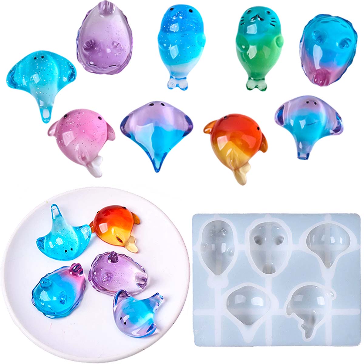 Soap Making Kits - 3D-форма из силикона «Манта» в стиле