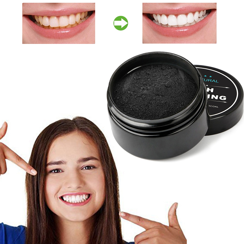 Activated Charcoal Powder - Порошок зубной пасты, сильно отбеливающий, с