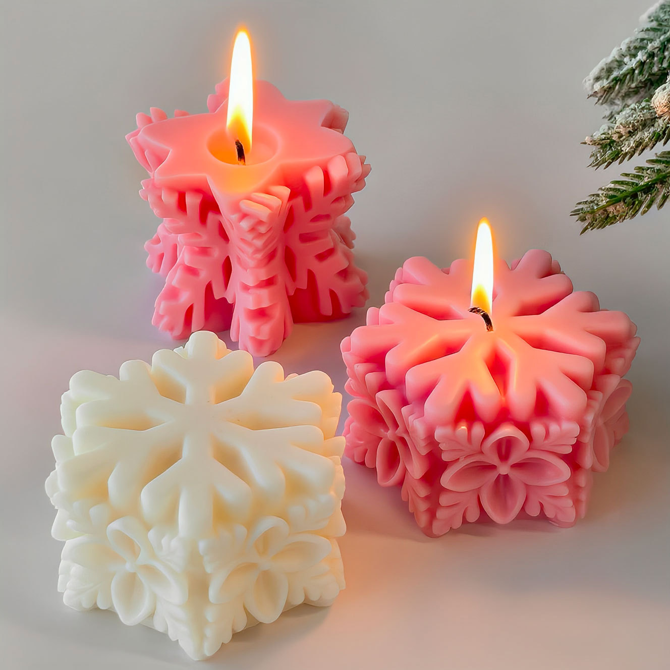 Soap Making Scents - Рождественская форма для свечей в виде