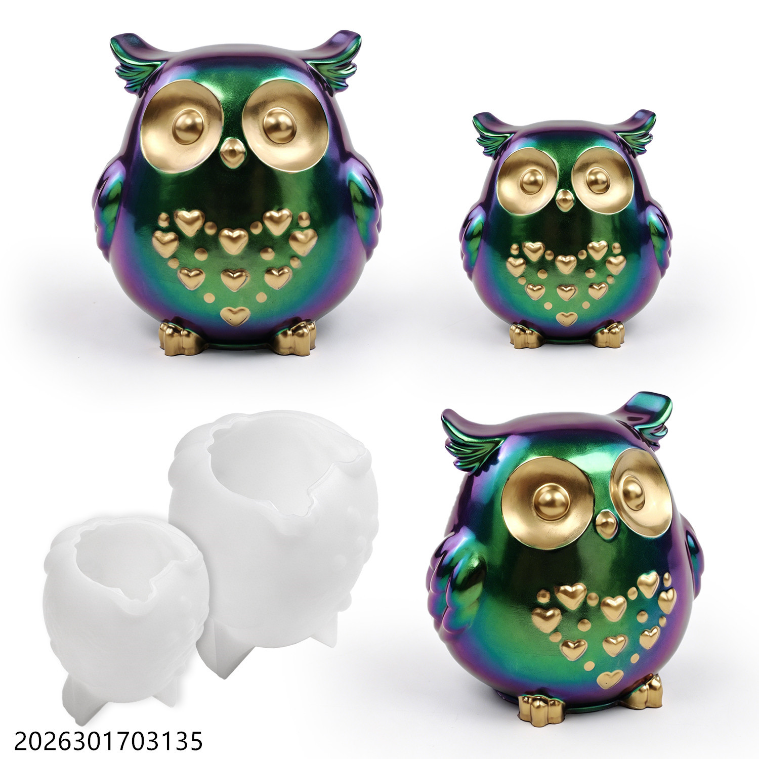 Soap Making Kits - Силиконовая форма «Сова» 3D, набор для