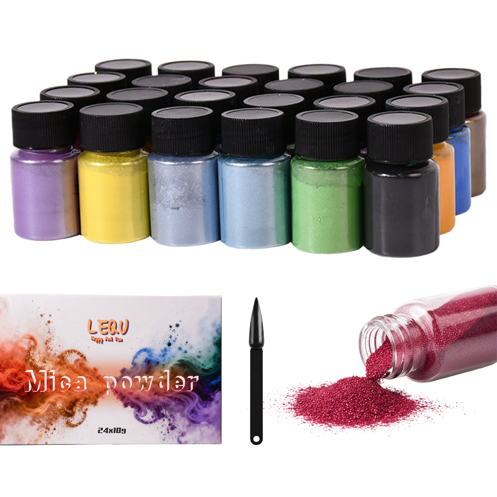 Mica Powder Colorant - 24-цветная пудра-хамелеон: изменяющая цвет пудра, подходящая