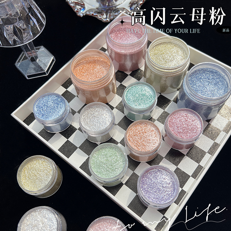 Блестящая пудра с эффектом рус – обзор и цена Mica Powder Colorant