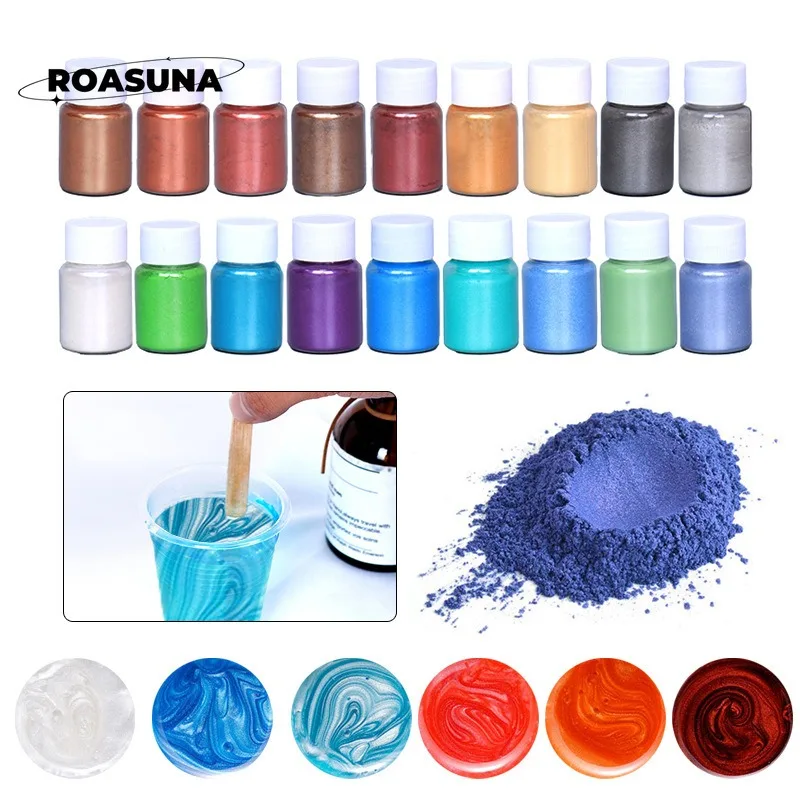 24-цветный слюдяной жемчужный  – обзор и цена Mica Powder Colorant