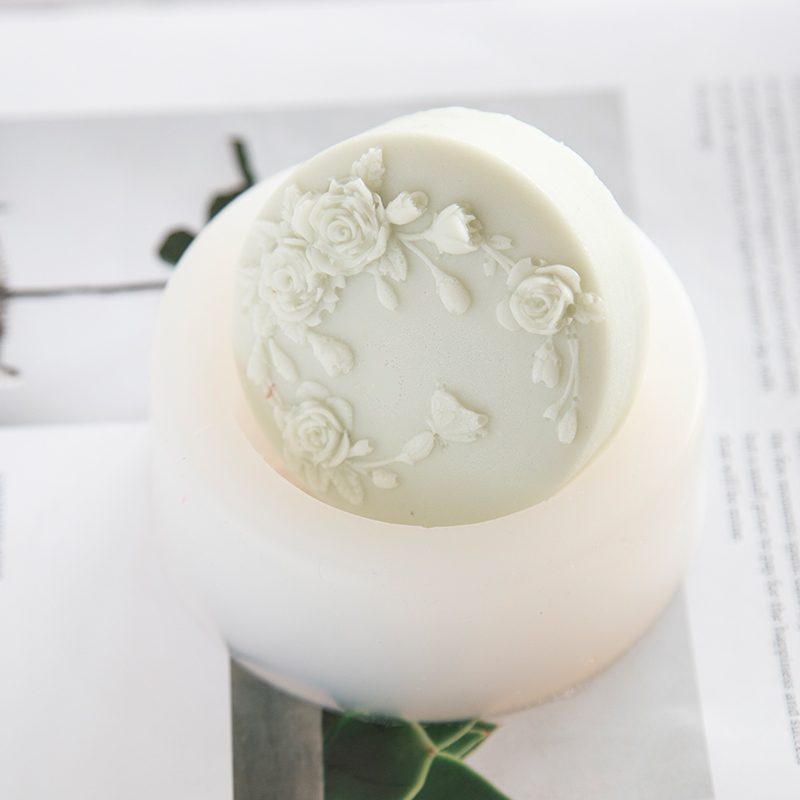 Круглая форма с цветком розы,  – обзор и цена Soap Making Scents