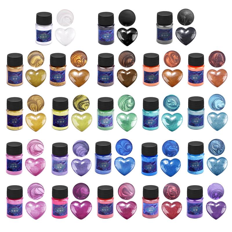 Эпоксидная смола 24 цвета, кра – обзор и цена Mica Powder Colorant