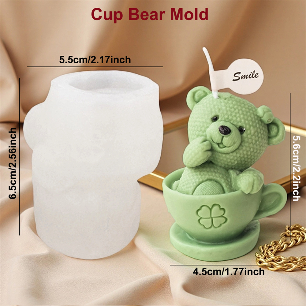 Мишка в чашке, силиконовая фор – обзор и цена Soap Making Jug