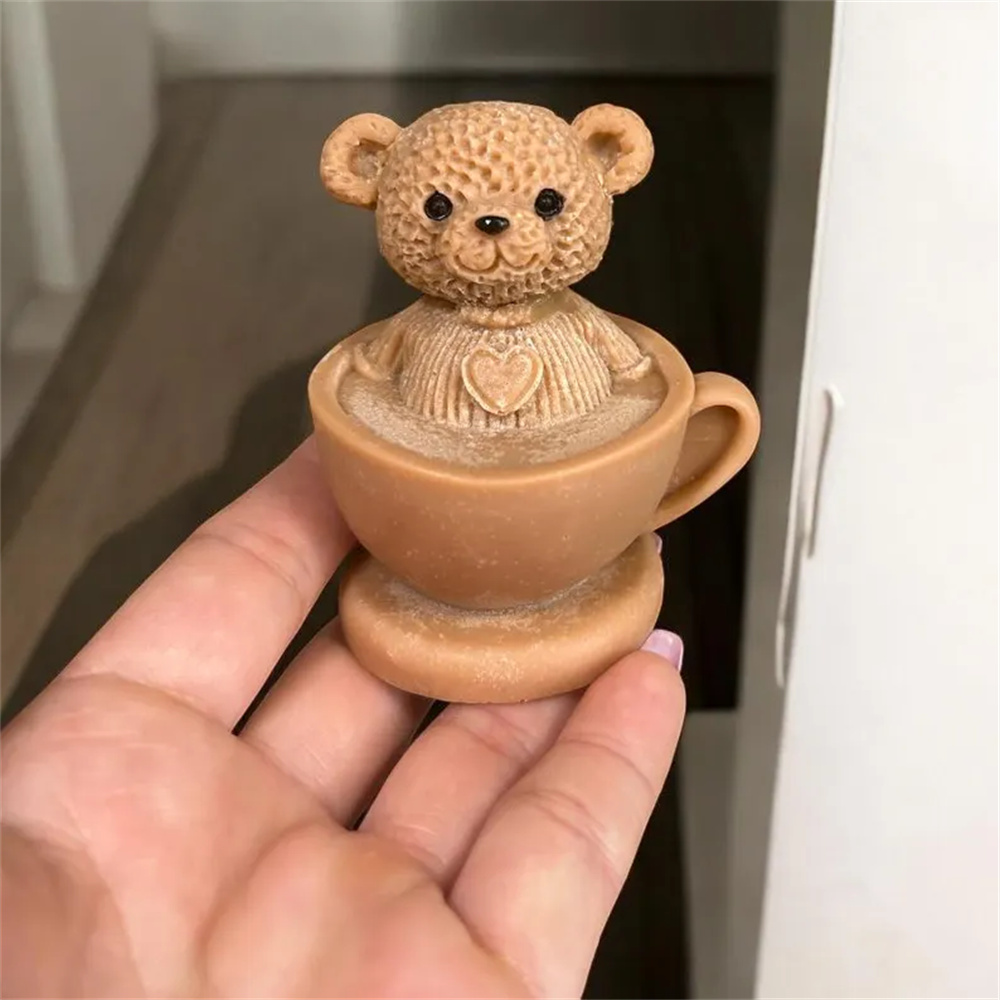 Мишка в чашке, силиконовая фор – обзор и цена Soap Making Jug