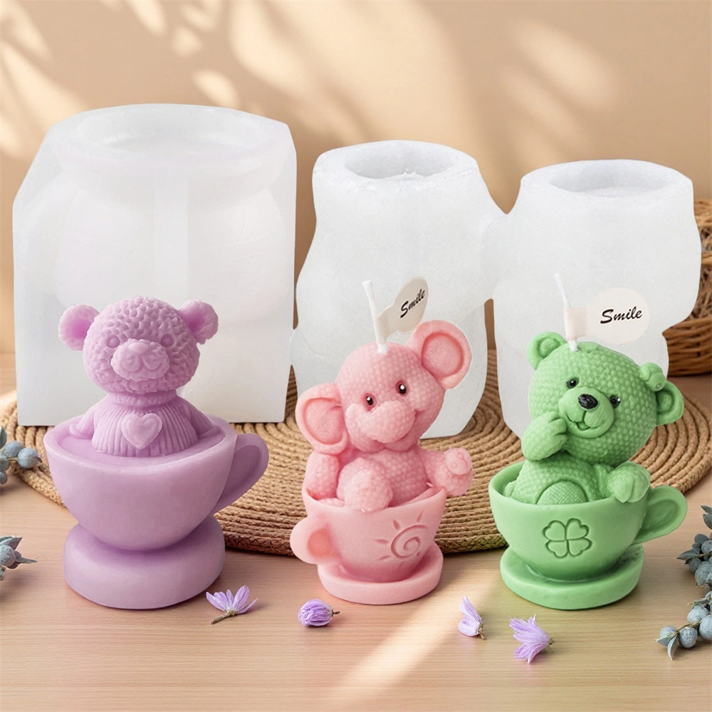 Мишка в чашке, силиконовая фор – обзор и цена Soap Making Jug